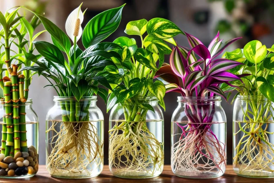 5 Plantas que Crecen en Agua y Transforman tu Hogar sin Tierra