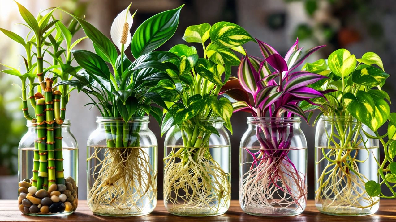 5 Plantas que Crecen en Agua y Transforman tu Hogar sin Tierra