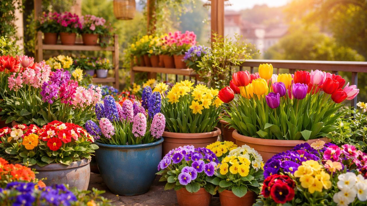 6 Mejores Flores de Primavera para Macetas y Terrazas Pequeñas (Fáciles y Hermosas)