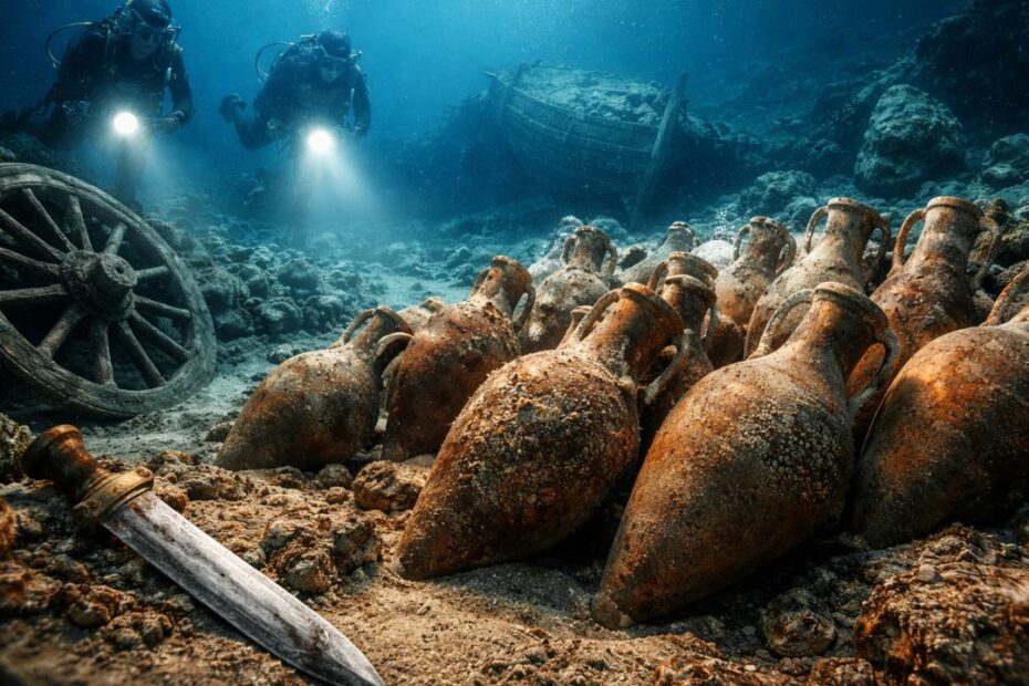 Descubren un Barco Romano en Suiza con Aceite de Oliva de España