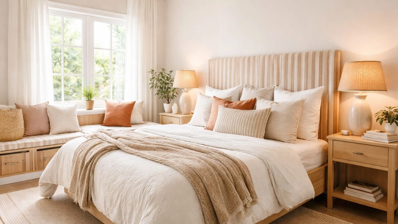 Dormitorios Pequeños Acogedores para Abril 2026 – Ropa de Cama Fresca y Cabeceros con Estilo