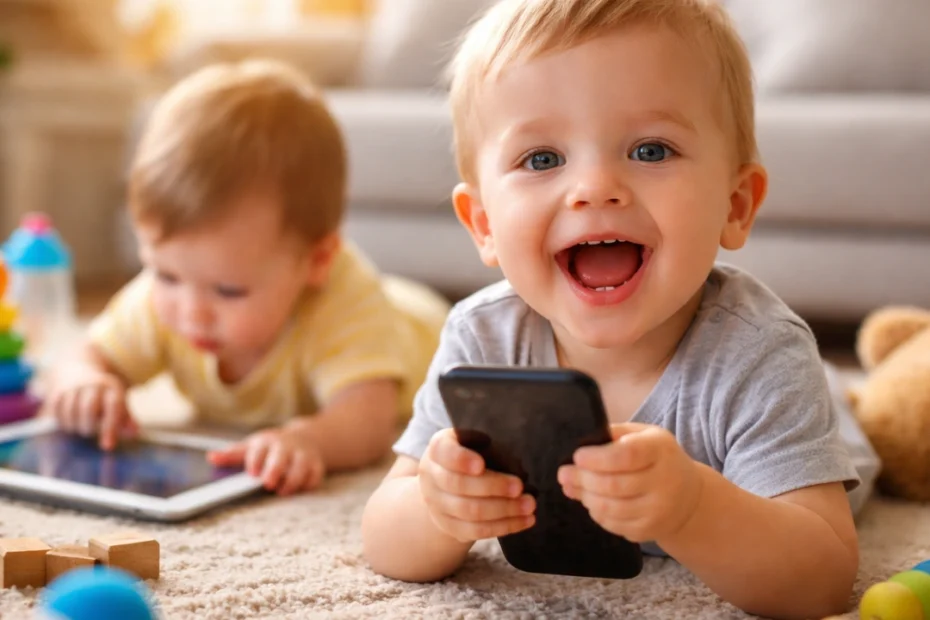 El uso de Pantallas en Bebés Está Aumentando – lo que los Padres Deben Saber