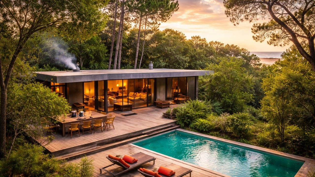 Reinterpretación de una Casa de Verano en La Pedrera – Una Experiencia de Vida en Contacto con la Naturaleza