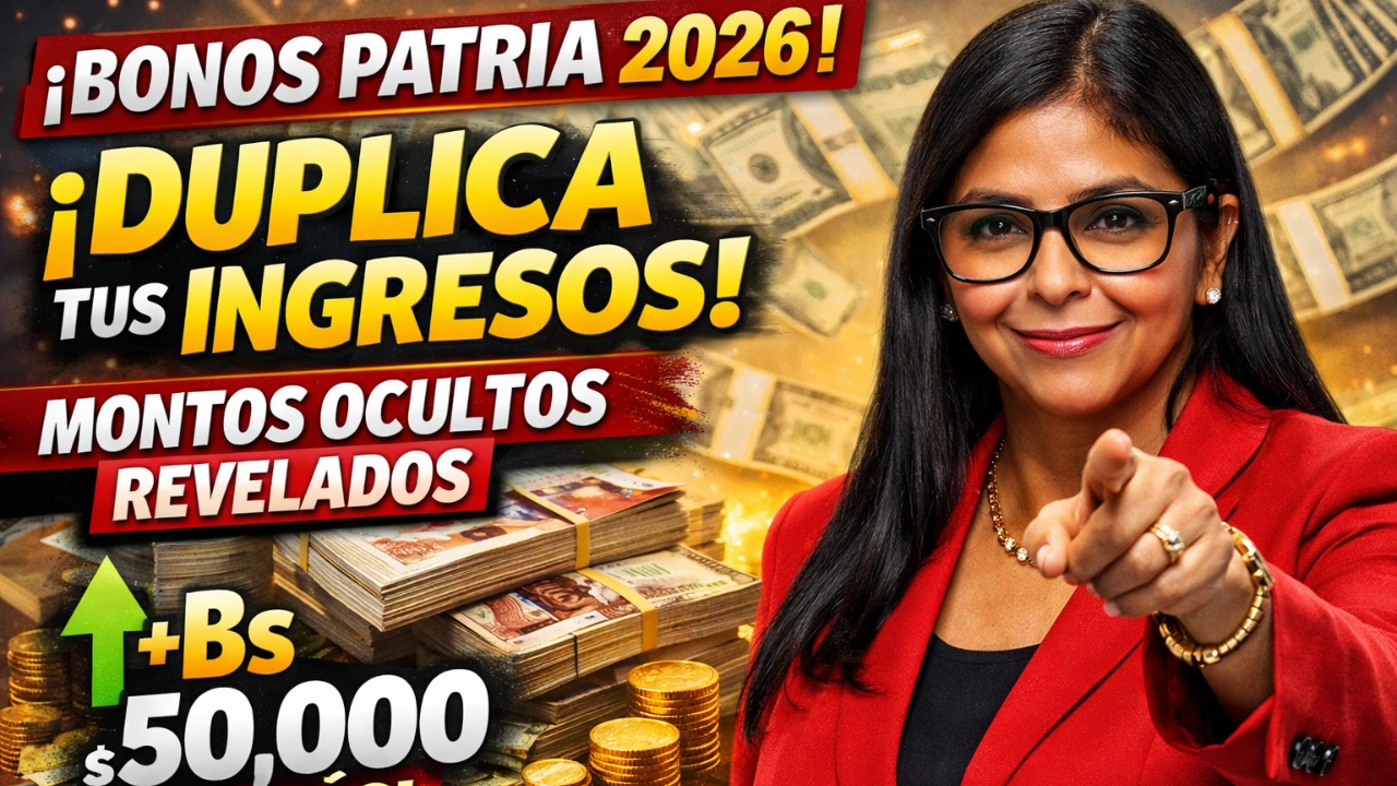 Bonos Patria activos HOY en 2026 – Lista Completa con Montos Ocultos que Pueden Duplicar Ingresos