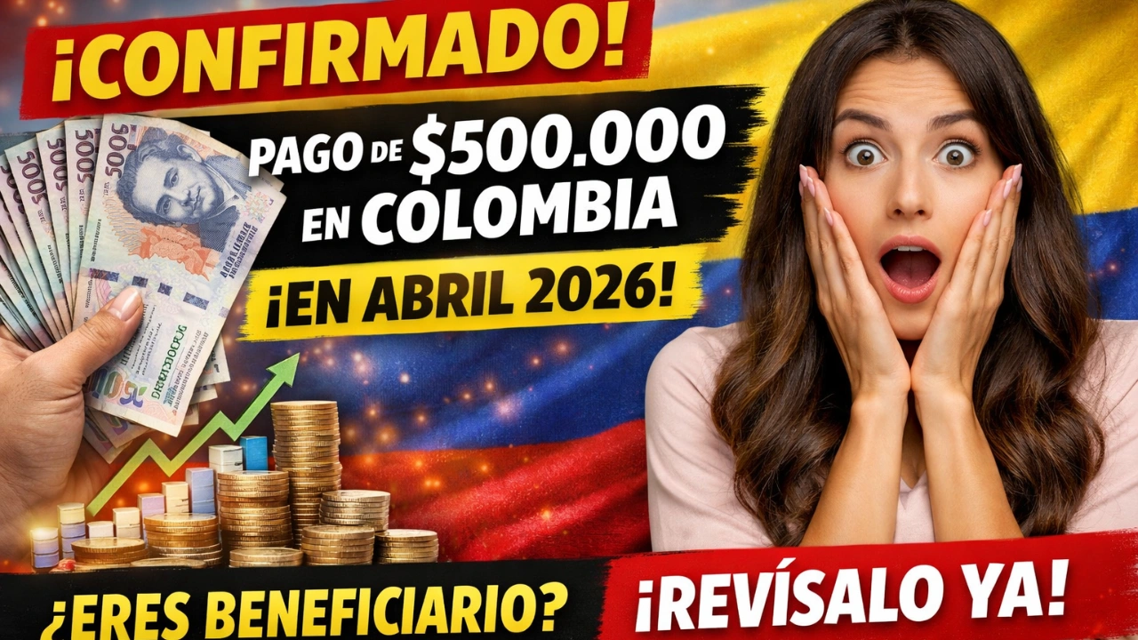 Colombia Confirma Pago de $500.000 en Abril de 2026 – Revisa si Eres Beneficiario