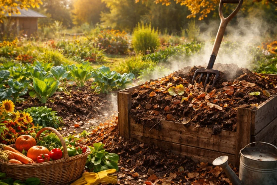 Cómo el Compost Protege tu Jardín del Frío y las Heladas Fácilmente