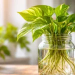 El Truco del Agua que Mantiene Viva la Pothos Para Siempre