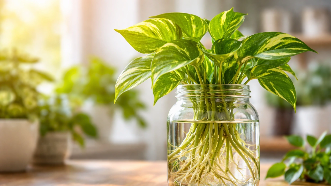 El Truco del Agua que Mantiene Viva la Pothos Para Siempre