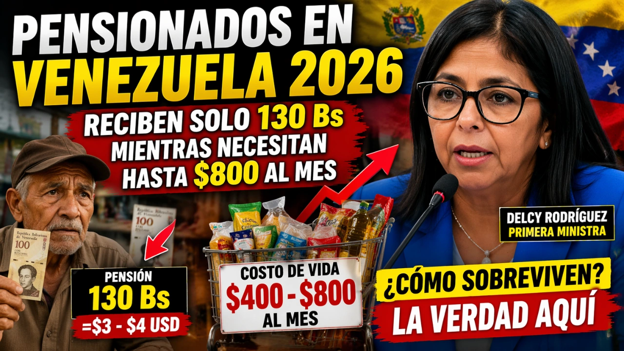 Ingreso Real vs Pensión en Venezuela 2026 – ¿Por Qué los Pensionados No Pueden Cubrir Sus Gastos?