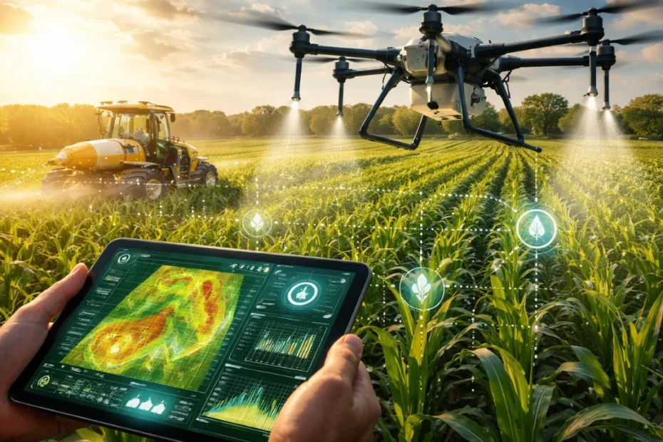 Los Drones y los Algoritmos Inteligentes Están Cambiando la Agricultura de la Noche a la Mañana