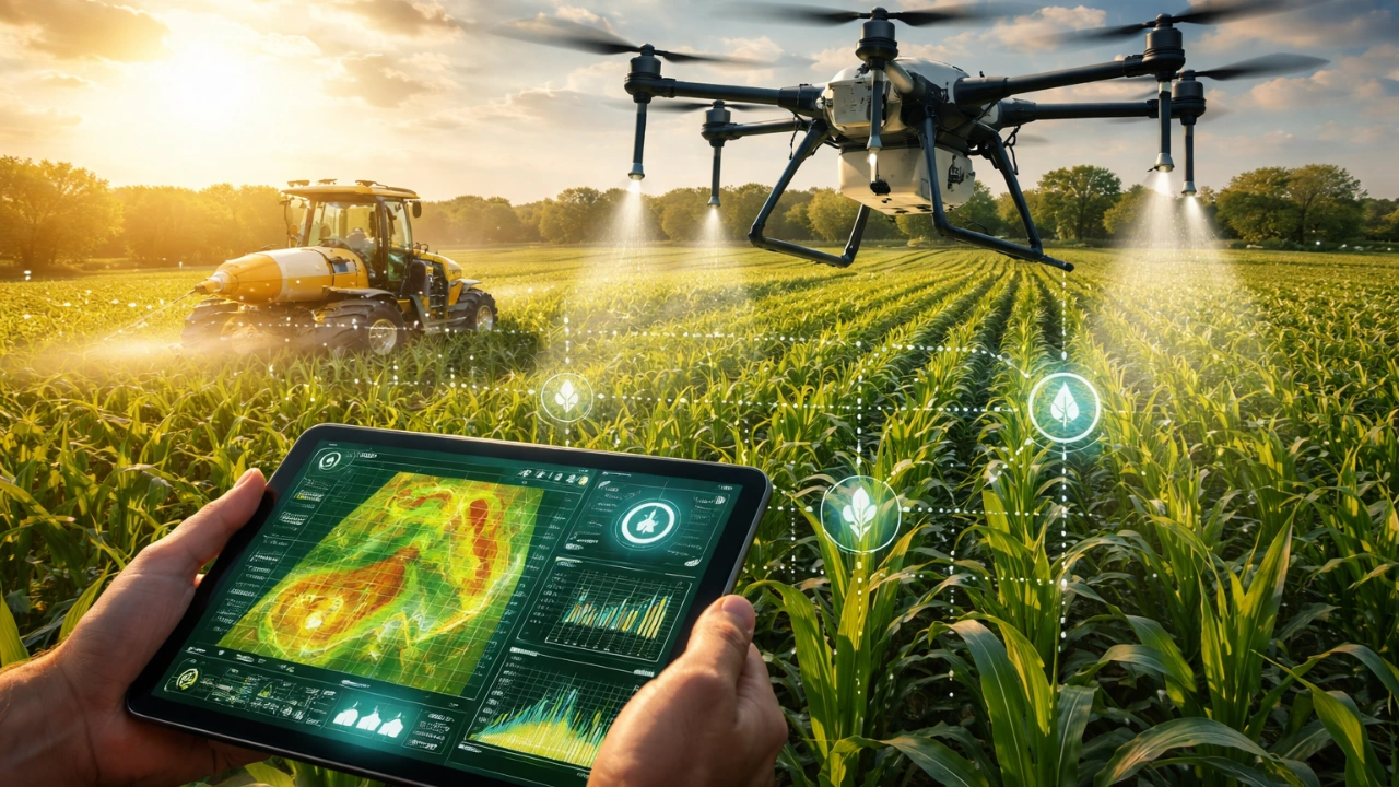 Los Drones y los Algoritmos Inteligentes Están Cambiando la Agricultura de la Noche a la Mañana