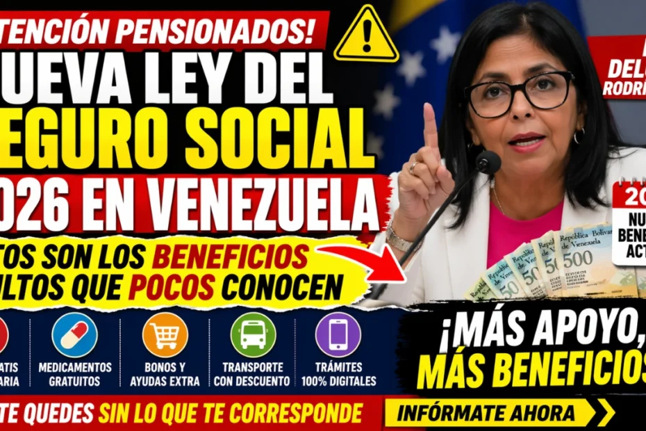 Nueva Ley del Seguro Social 2026 en Venezuela - Beneficios Ocultos que Muchos Pensionados No Conocen