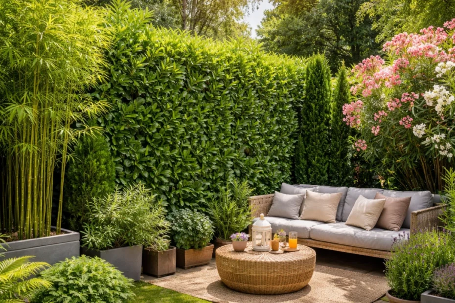 Plantas de Crecimiento Rápido Para Privacidad en Terrazas y Jardines - Crea tu Muro Verde en Semanas