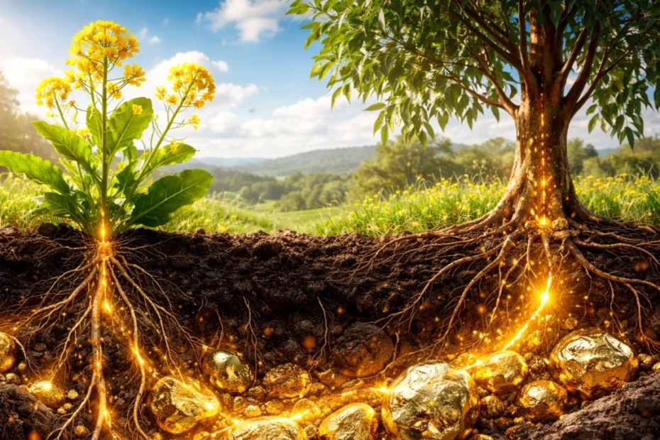 Plantas que “Producen” Oro - La Ciencia Explicada de Forma Sencilla