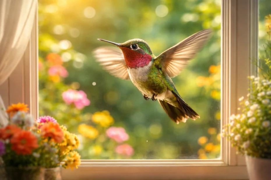 Qué Significa Realmente Tener un Colibrí en tu Ventana