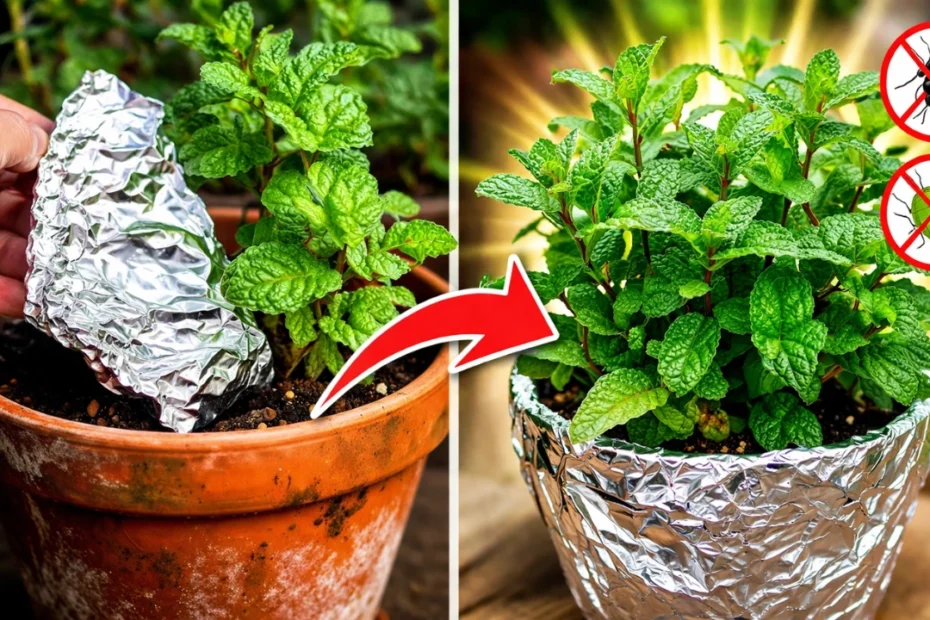 ¿Papel de Aluminio en Plantas Sí, y Funciona